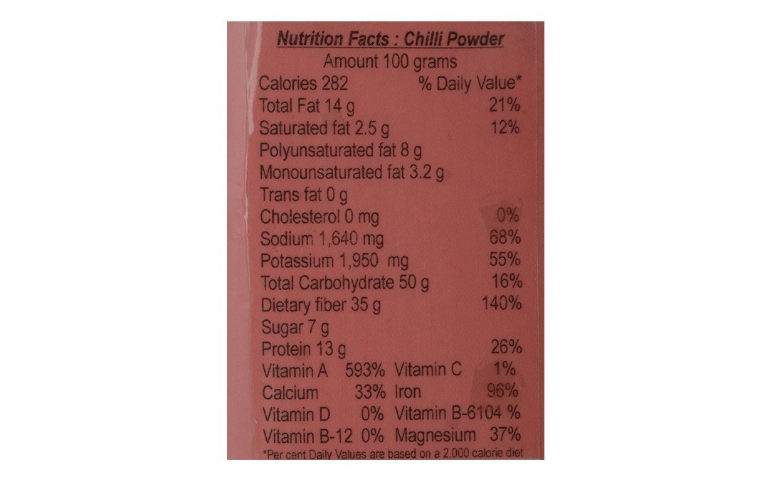 Chataka Chilli Powder Extra Hot    Pack  400 grams